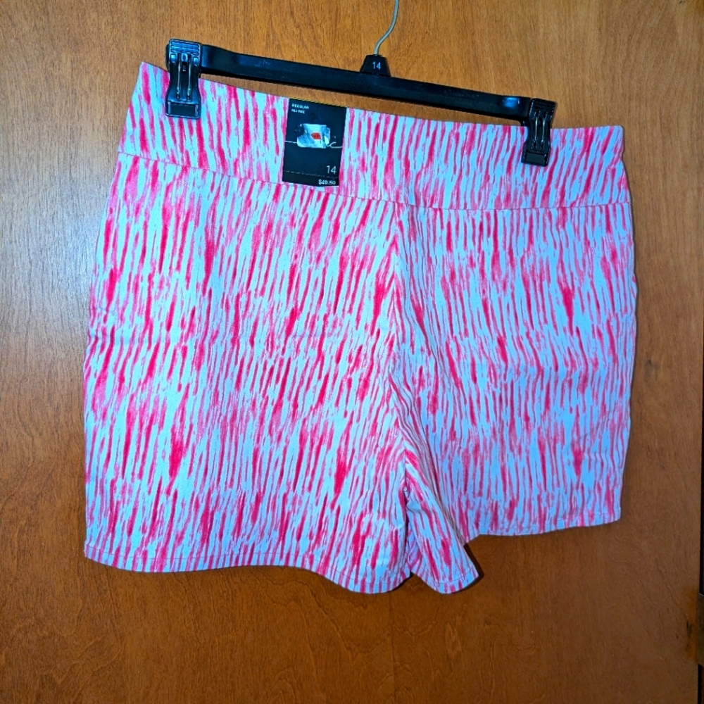 NWT Pink and White Women's Shorts